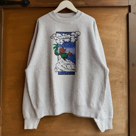 カナダ製 くまさんプリントスウェット
