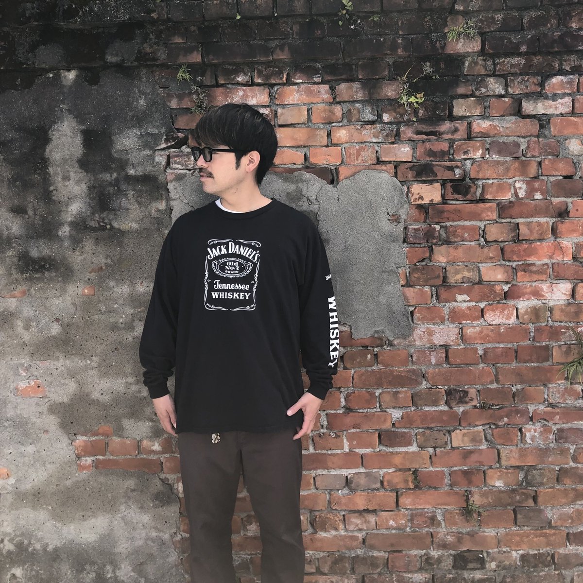 ビンテージ　Jack Daniel's 長袖カットソー M ビンテージ Jack Daniel's 長袖カットソー M