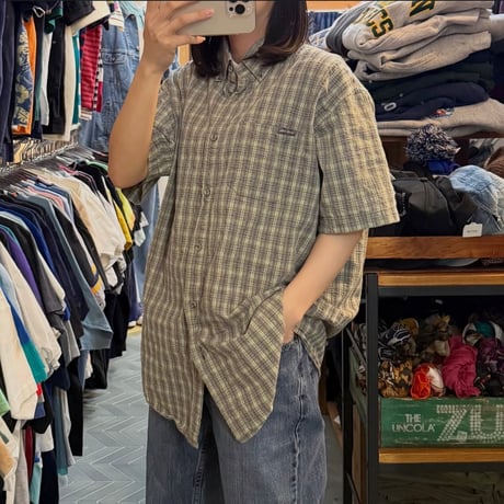 Eddie Bauer シアサッカーシャツ