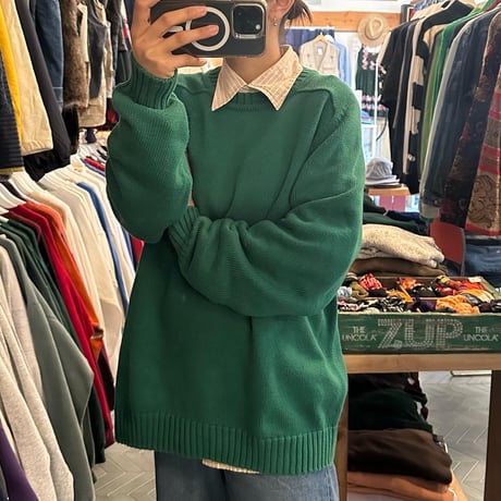 USA製 LANDS' END コットンニット