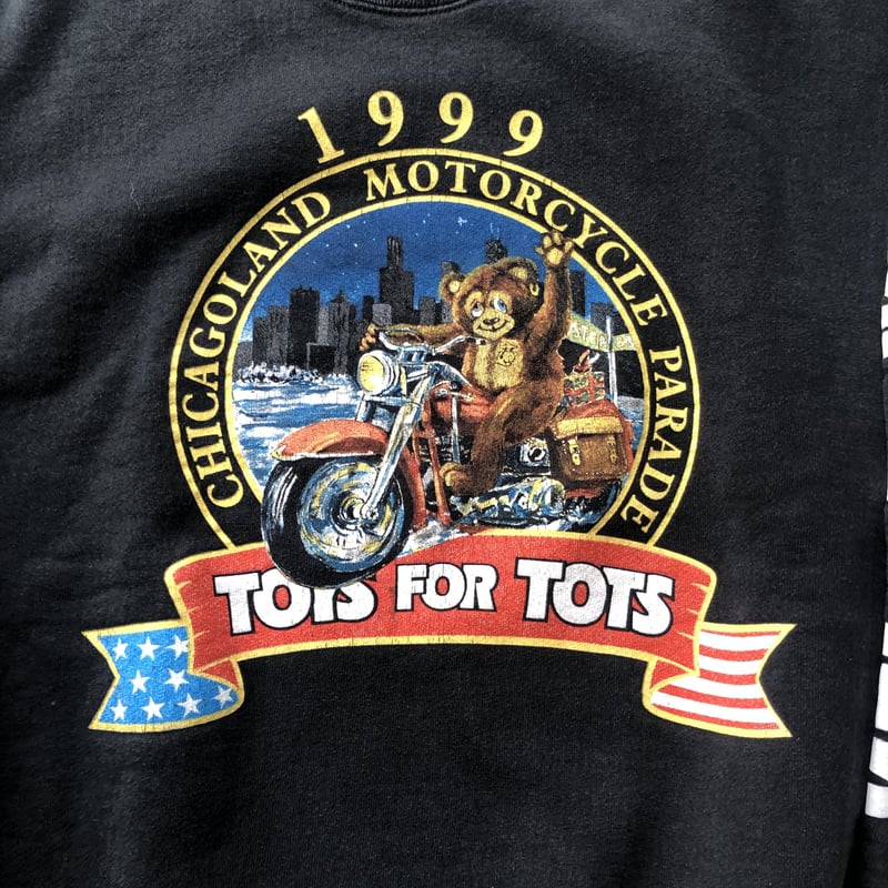 1999年〝TOYS FOR TOTS〟プリントスウェット L | CUSTOM FEVER 