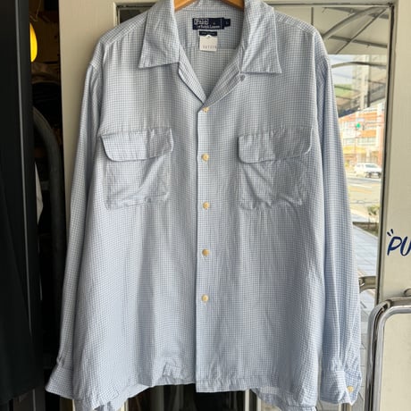 Ralph Lauren レーヨン開襟シャツL