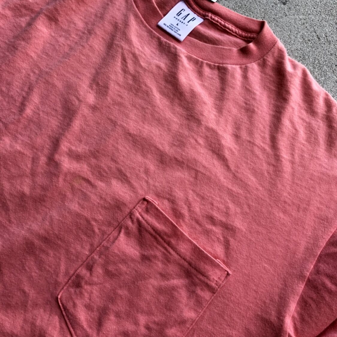 オールドギャップ　usa製　ヴィンテージ　tシャツ 90s USA製 old gap オールドギャップ あいみょん ロゴTシャツ