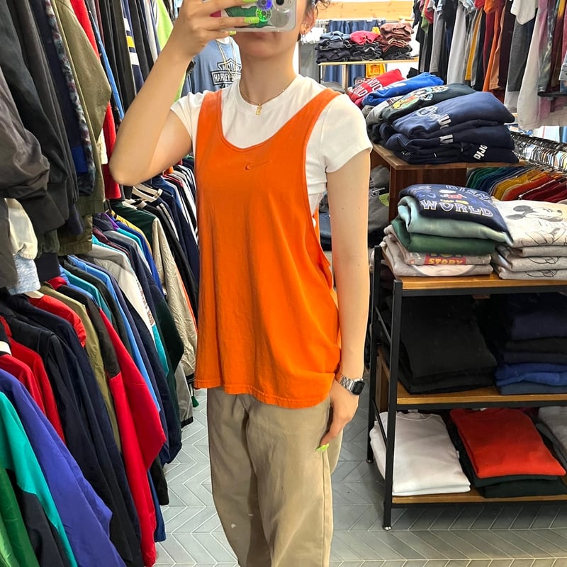 トップス Nike tops set 90s Streetcode 90s NIKE ワンポイントタンクトップ | CUSTOM FEVER
