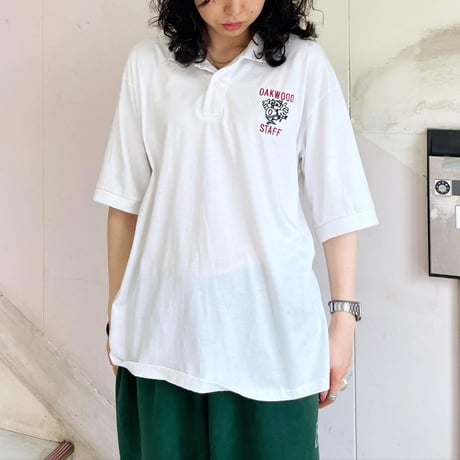 USA製OAKWOOD ポロシャツ