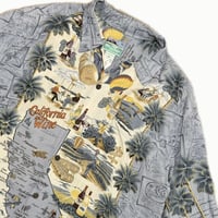 90's Reyn spooner 総柄レーヨンシャツ