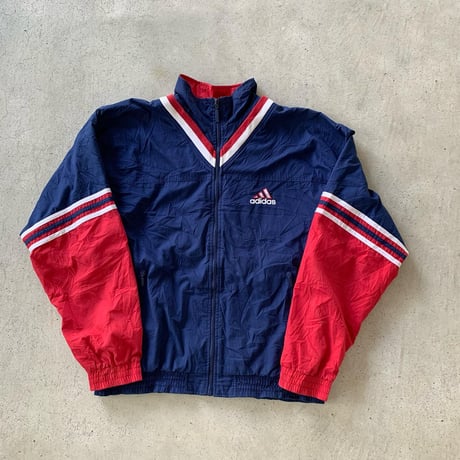 adidasナイロン切り替えフルジップ