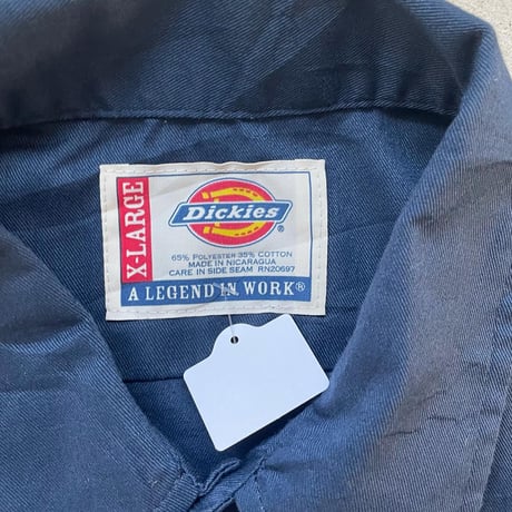 DickiesボディHOOTERSワークシャツ紺