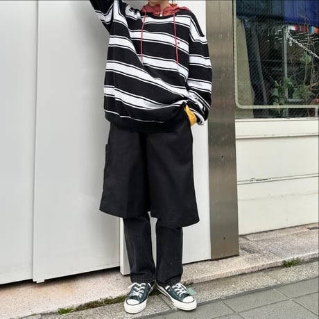TOMMY HILFIGER ボーダーコットンニット