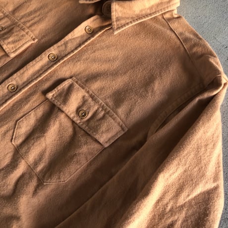 80's〜USA製 L.L.Bean シャモアクロスシャツ