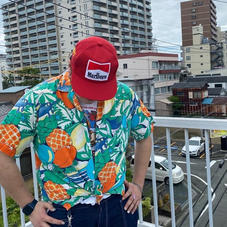 90s LACOSTE アロハシャツ