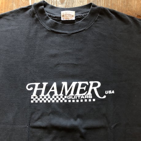 90's ギターブランドHAMER プリントTシャツ