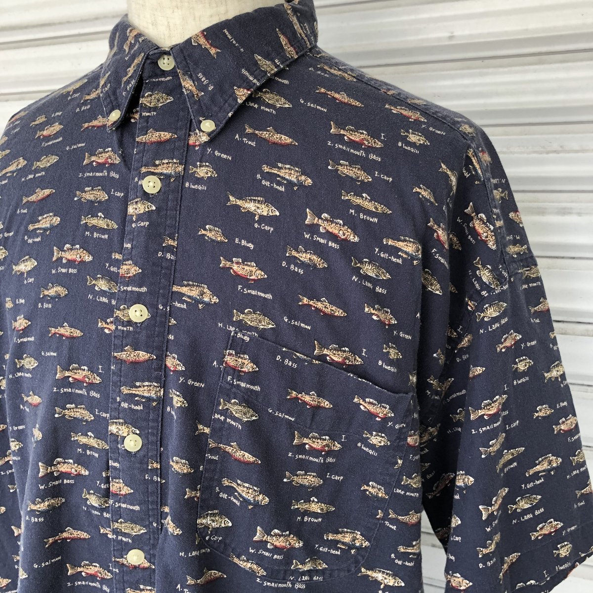 CHAPS RALPHLAUREN 魚柄シャツ | CUSTOM FEVER