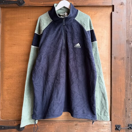 90s adidas ハーフジップフリース