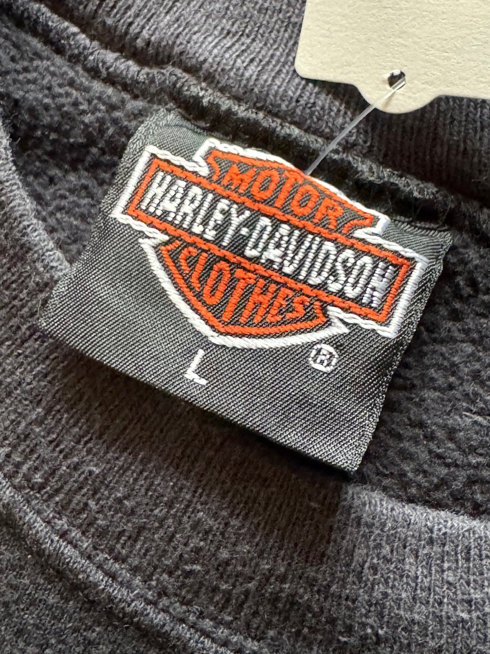 90s Harley Davidson ハーレー プリントスウェット USA製 90年代 USA製 ハーレーダビッドソン イーグル プリント