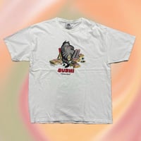 クリバンキャット SUSHI Hawaii プリントTシャツ