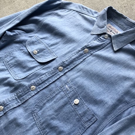 USA製 Ralph Lauren長袖シャンブレーシャツ