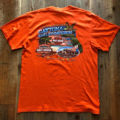 HARLEY DAVIDSON プリントT  L