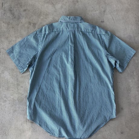Ralph Lauren  半袖チェックシャツ L
