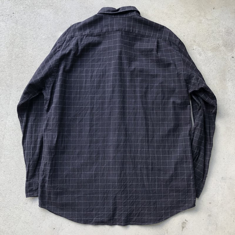 Ralph Lauren Marlowe ブラック シャツ ポニー無し Ralph Lauren チェックシャツ〝MARLOWE〟ポニーマーク無し