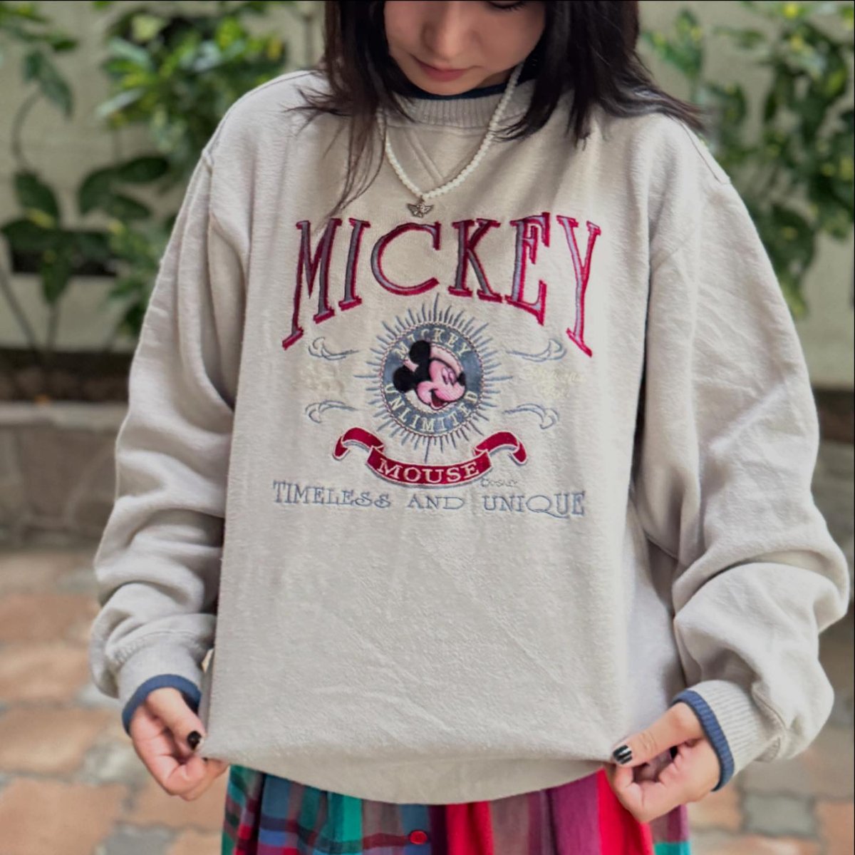 Disney MICKEY UNLIMITED 刺繍スウェット | CUSTOM FEVER