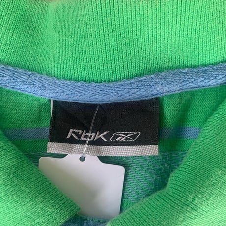 Reebokボーダーポロシャツ