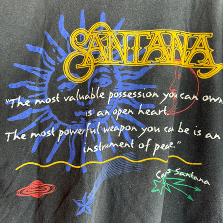 90's SANTANA Tシャツ