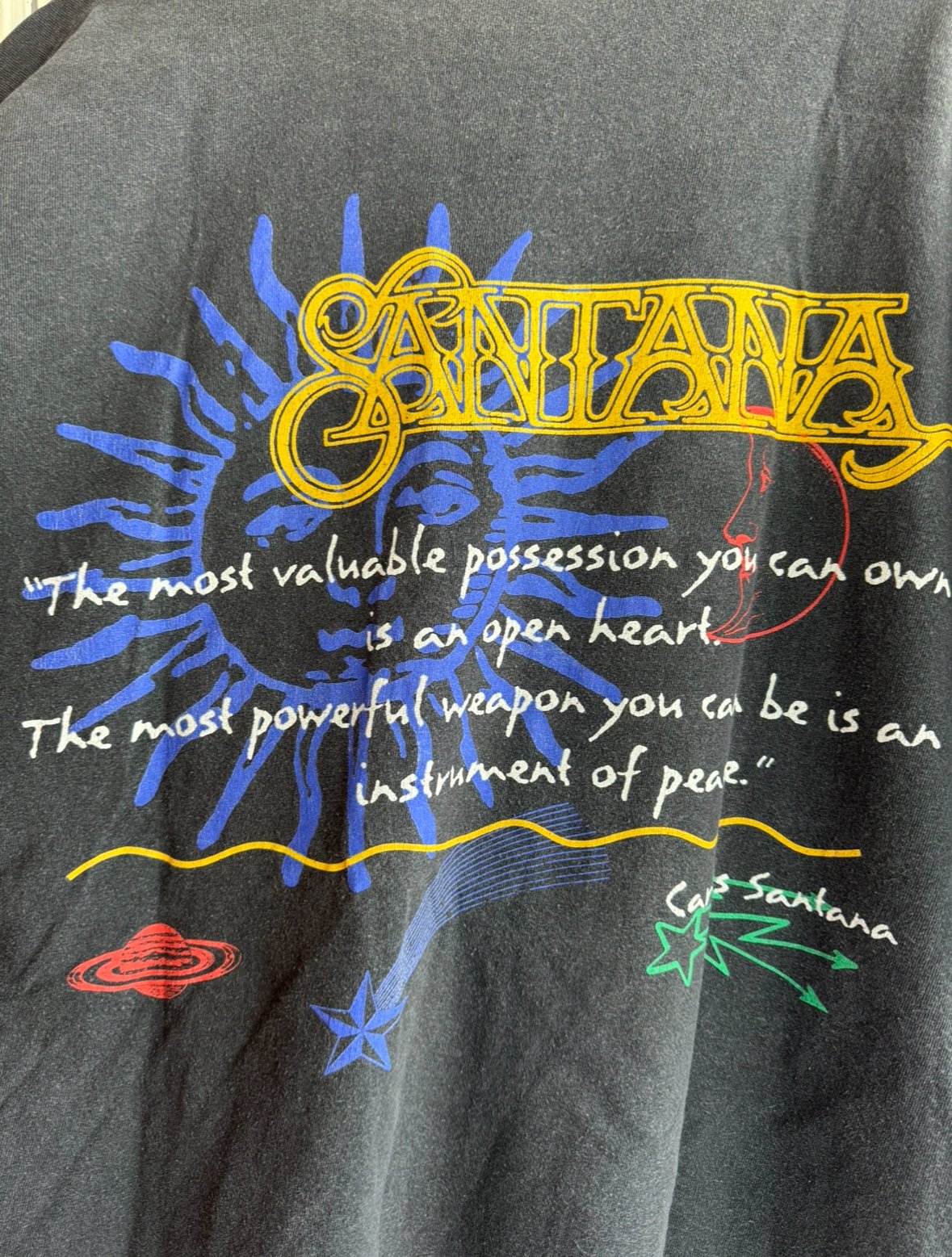 90's SANTANA Tシャツ | CUSTOM FEVER