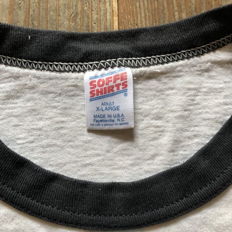 80年代 BEASTIE BOYS  白×黒リンガーTシャツ