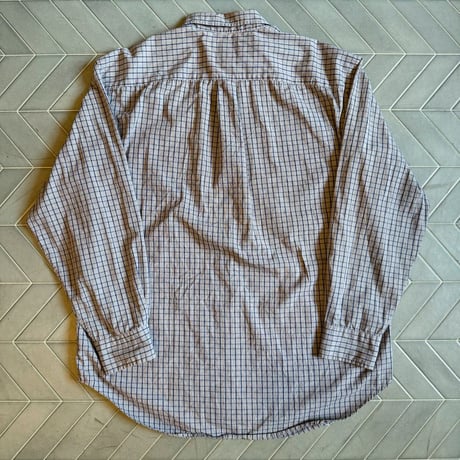 90s OLD GAP ブルーチェックシャツ