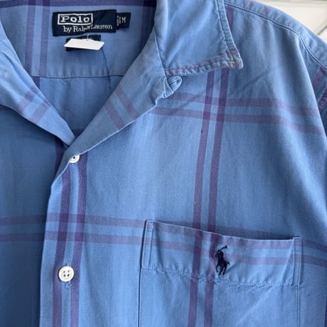 Ralph Lauren 半袖オープンカラーシャツ 〝ADAMS〟M