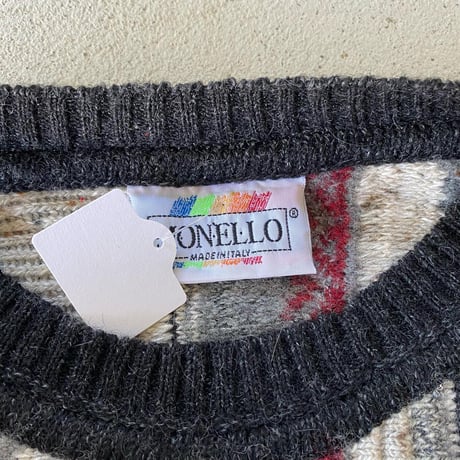 イタリア製デザインニット