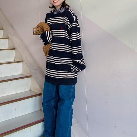 POLO JEANS CO.ボーダーロンT