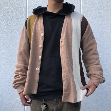 Vintageアクリルカーディガン