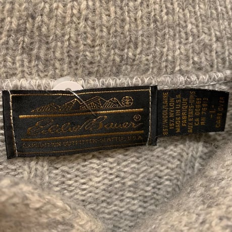 USA製Eddie Bauerショールカラーニット