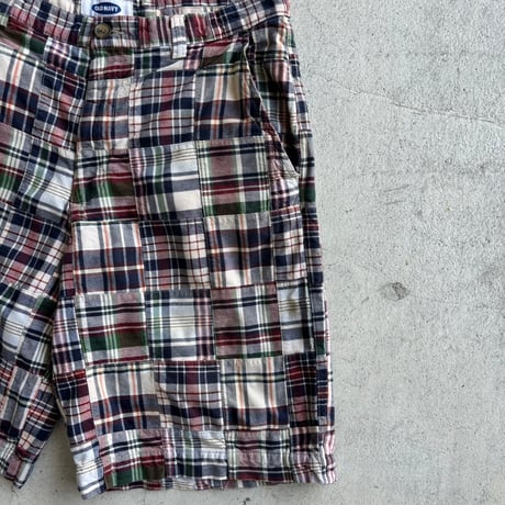 OLD NAVY チェック柄パッチワークハーフパンツ