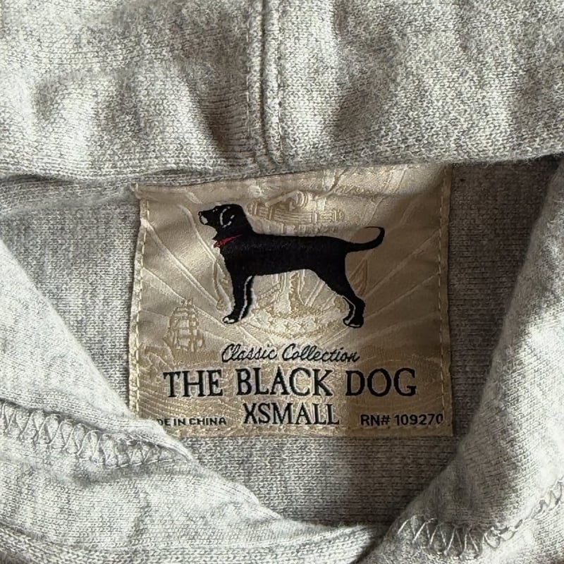 THE BLACK DOG プリントパーカー | CUSTOM FEVER