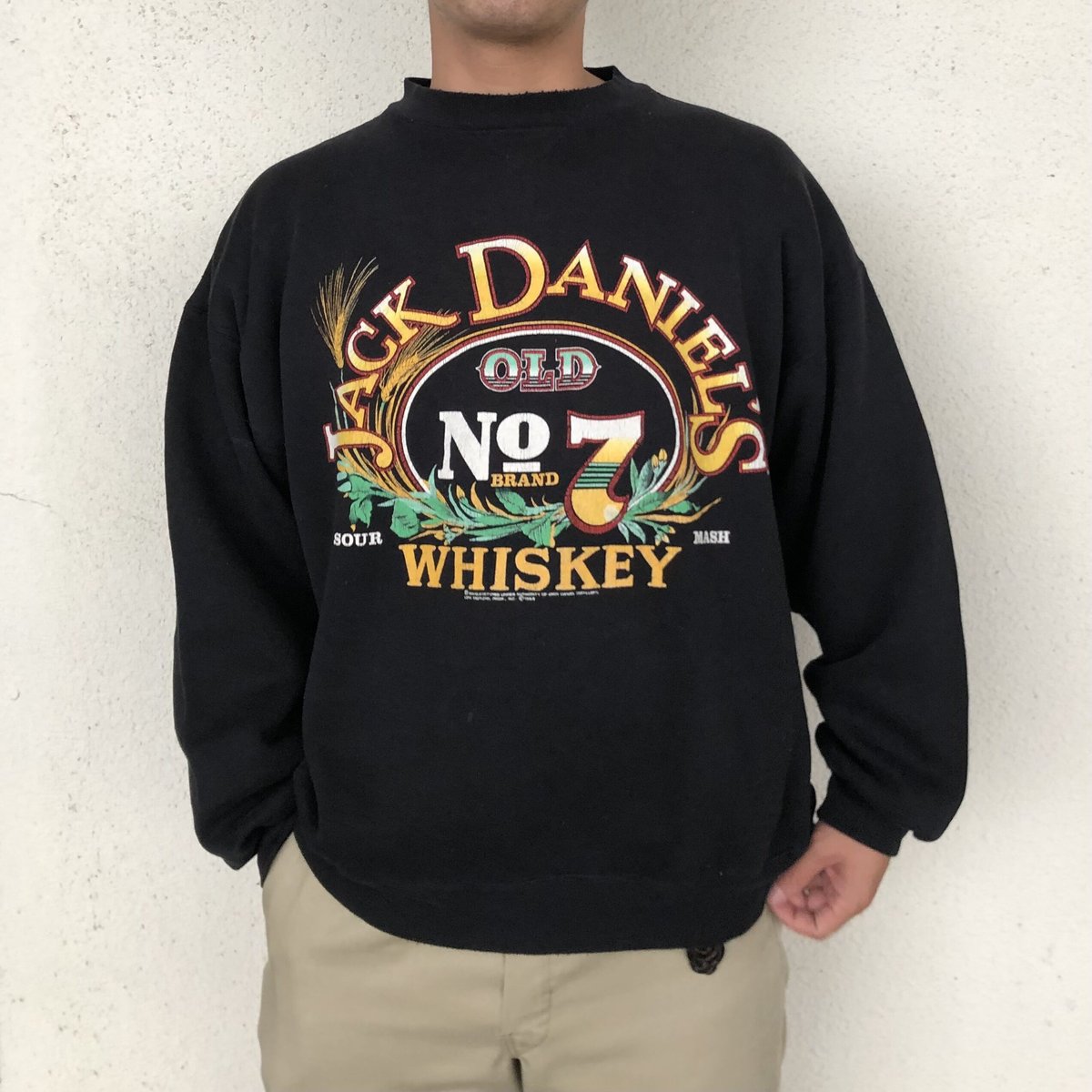 90's JACK DANIELS プリントスウェットXL | CUSTOM FEVER 90's JACK DANIELS プリントスウェットXL | CUSTOM FEVER