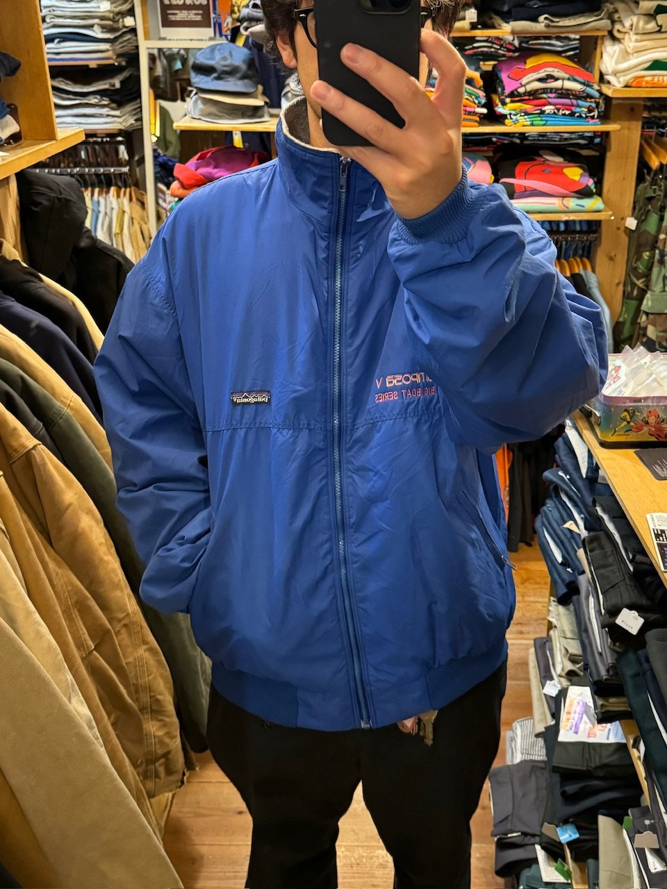 80's USA製PATAGONIA シェルドシンチラジャケット