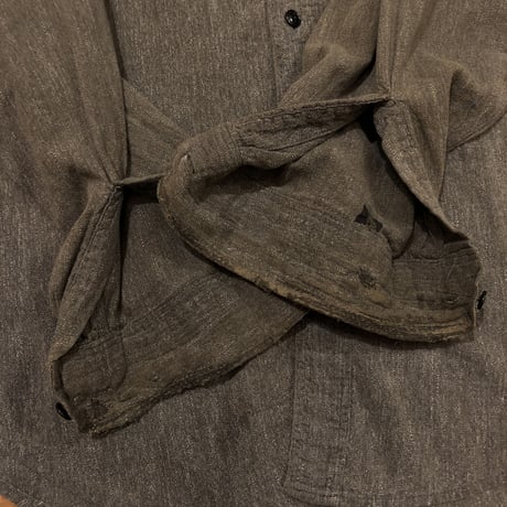 60's Sears L/S ブラックシャンブレー