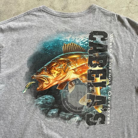 cabela's 両面プリントTシャツ