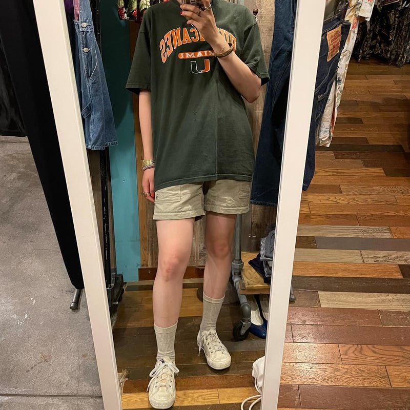 マイアミカレッジ3点／セットアップ、Tシャツ マイアミ大学カレッジTシャツ | CUSTOM FEVER