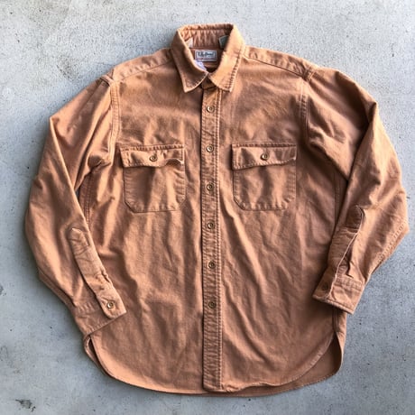 〜80'sUSA製 L.L.Bean シャモアクロスシャツ