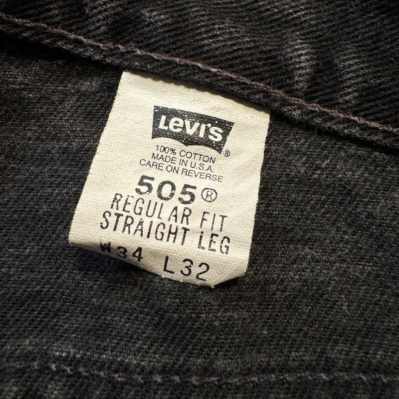USA製 Levi's505 W34×L32ブラック | CUSTOM FEVER USA製 Levi's505 W34×L32ブラック | CUSTOM FEVER