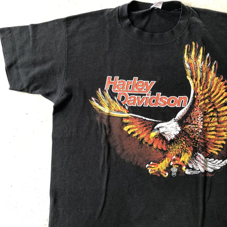 80's HARLEY DAVIDSON プリントTシャツ L
