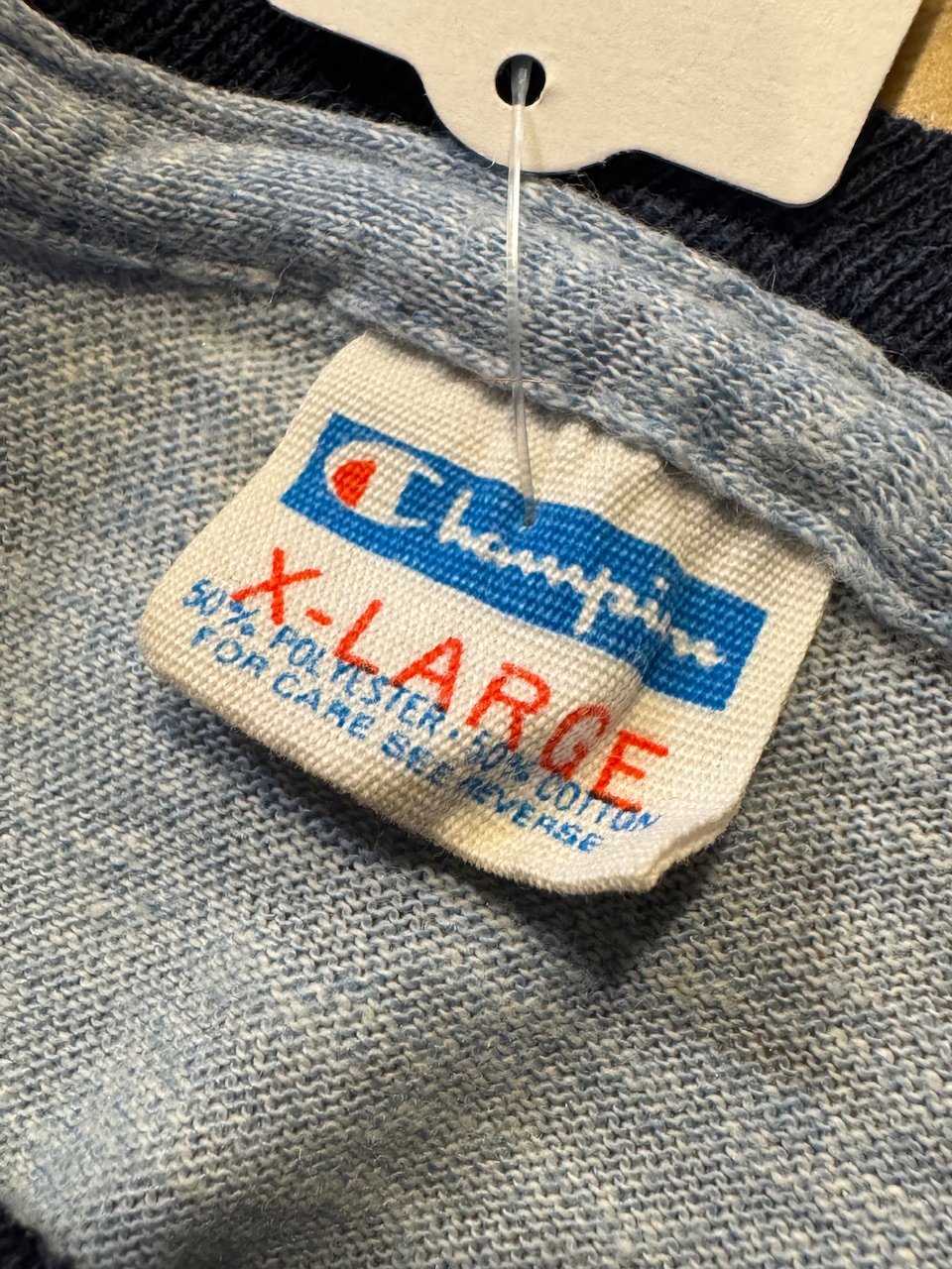 70年代バータグチャンピオン リンガーカレッジTシャツ XL