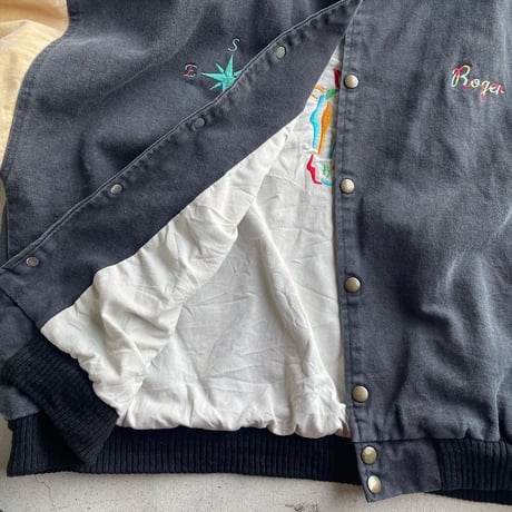 USA製刺繍デザインスタジャン