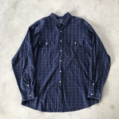 Ralph Lauren チェックシャツ 〝BENFORD〟XL ポニーマーク無し