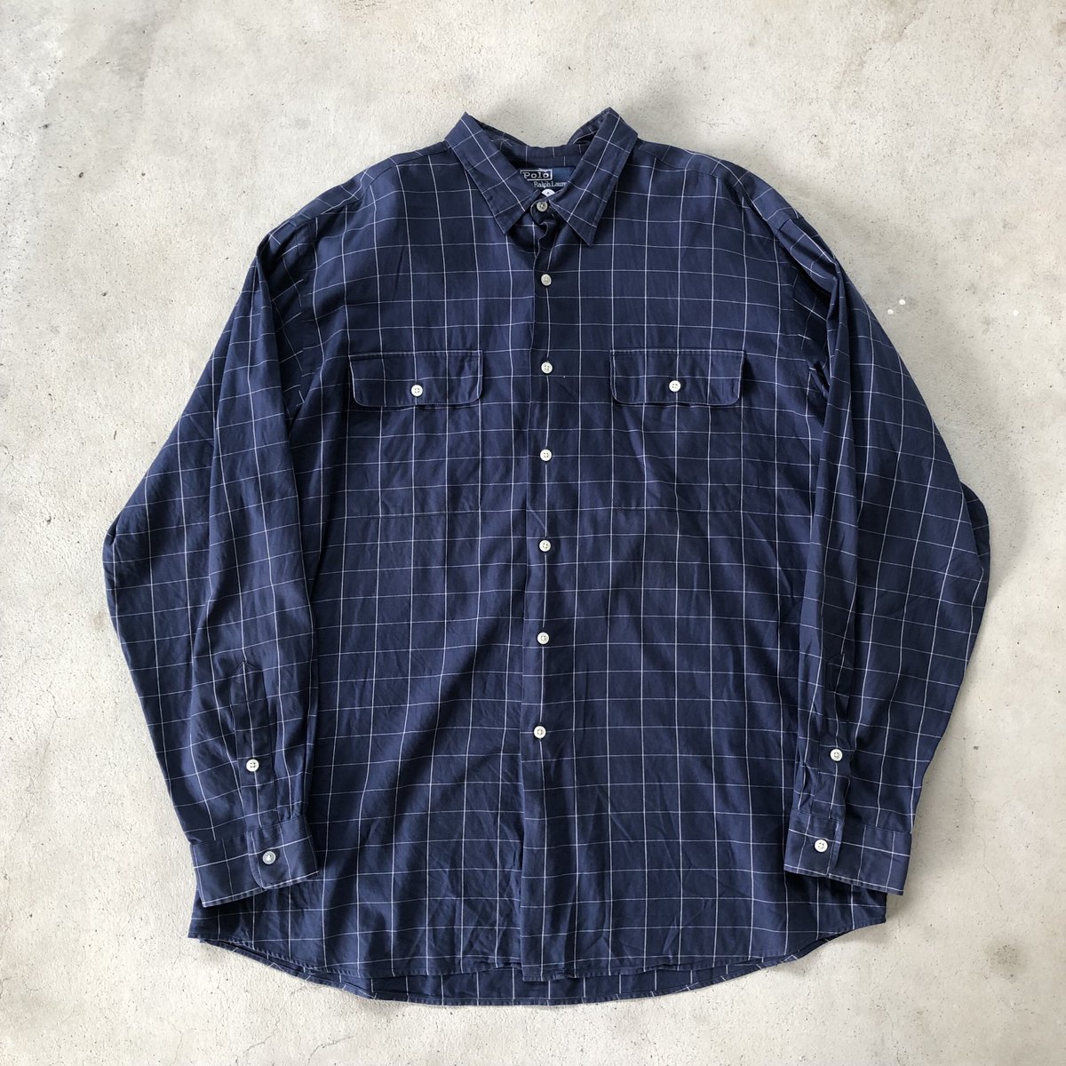 Ralph Lauren チェックシャツ 〝BENFORD〟XL ポニーマーク無し Ralph Lauren チェックシャツ 〝BENFORD〟XL ポニーマーク無し