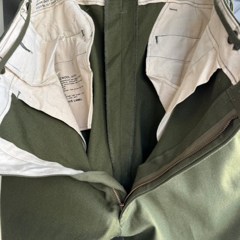 ヴィンテージ 50s US ARMY M-1951 ウール トラウザーズ S 古着 50s 米軍 US ARMY 「M-51 M-1951」 18oz ウール フィールド